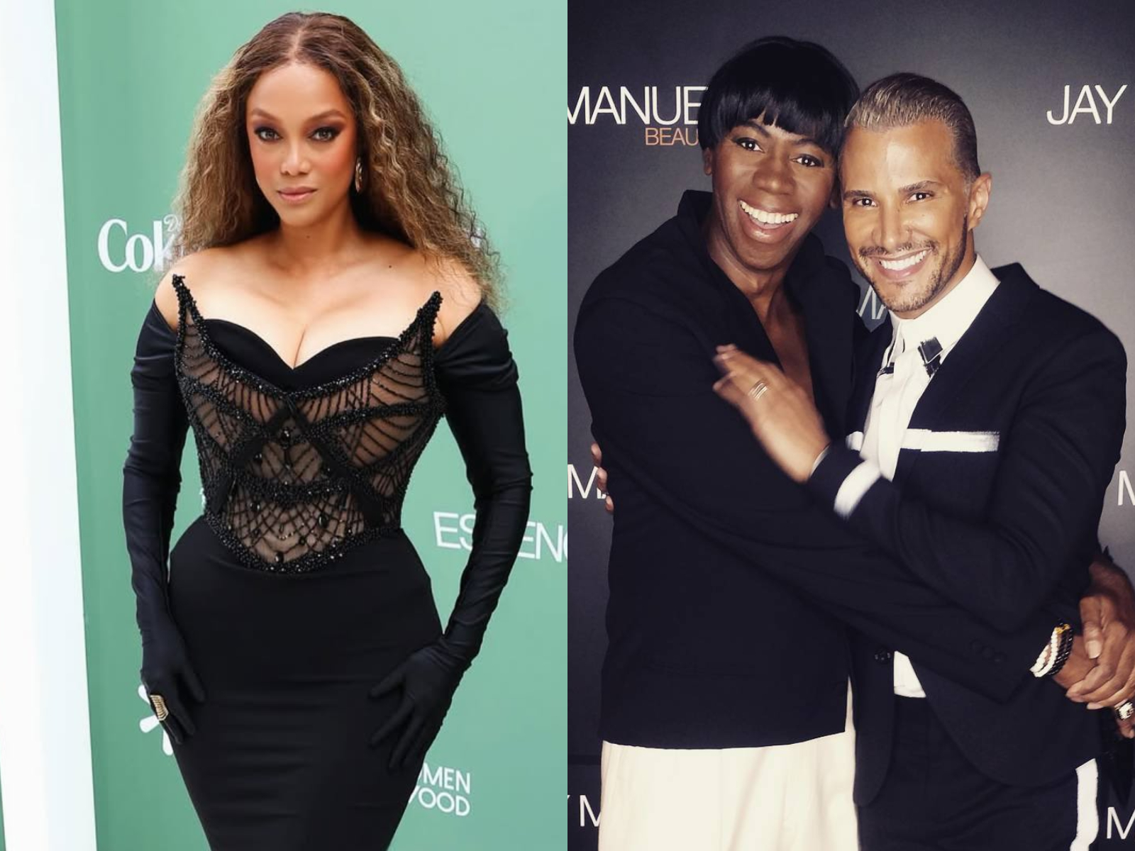 Tyra Banks（左圖）和Miss J（右圖左）、Jay是節目的靈魂人物。（圖／翻攝Tyra Banks、Miss J IG）