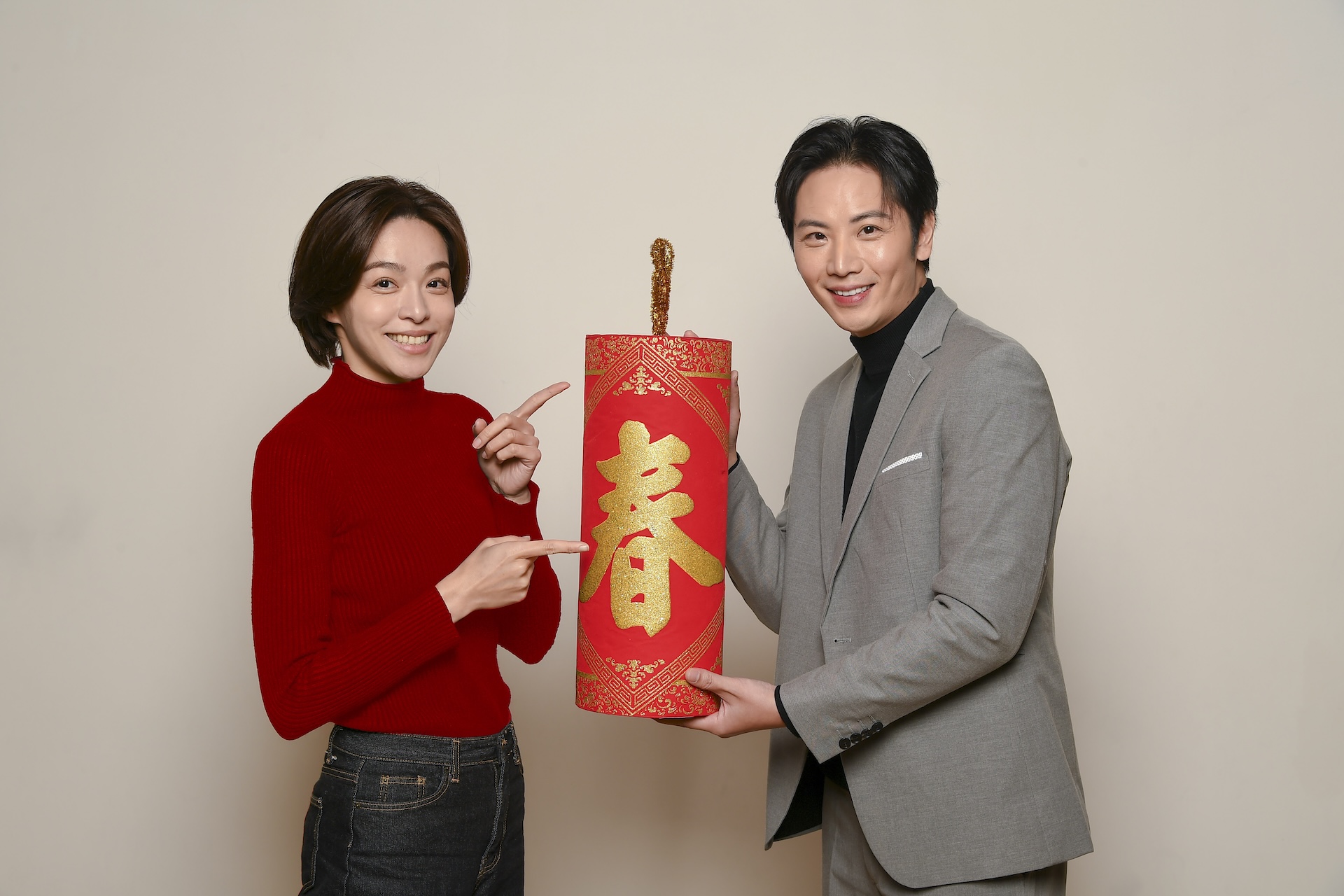 李睿紳（右）和賴郁庭先苦後甘。（圖／三立提供）