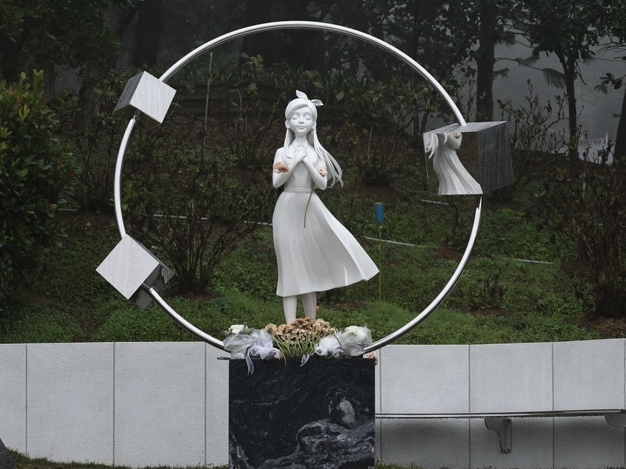 大S雕像。(圖/攝影許方正攝)