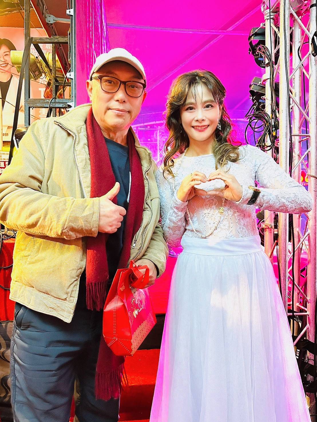 導演鄧安寧意外現身成重頭嘉賓。(圖/板橋慈惠宮提供)