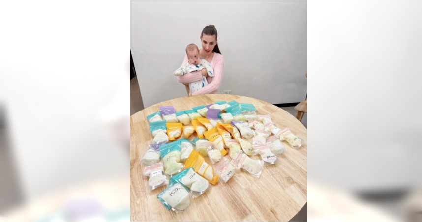 佳娜和祖雄決定出國旅行,並把孩子暫時交給長輩照顧,卻忘記兒子還在喝母奶。(圖/翻攝自戴佳娜臉書)