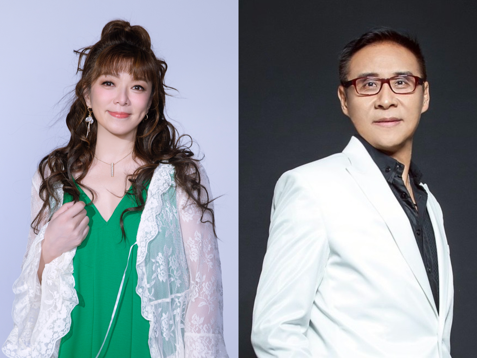 趙詠華（左圖）和王瑞瑜（右圖）將辦演唱會。（圖／寬宏藝術提供）