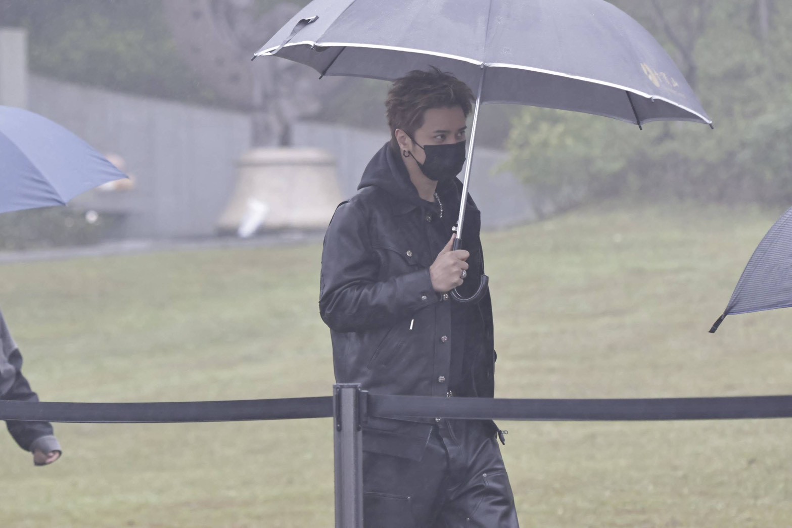 羅志祥獨自前來。（圖／記者許方正攝）