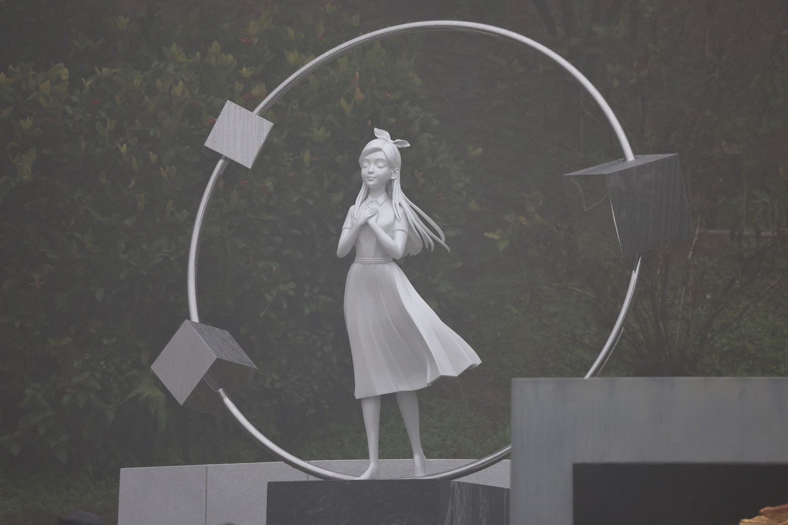 大S的雕像。（圖／記者許方正攝）