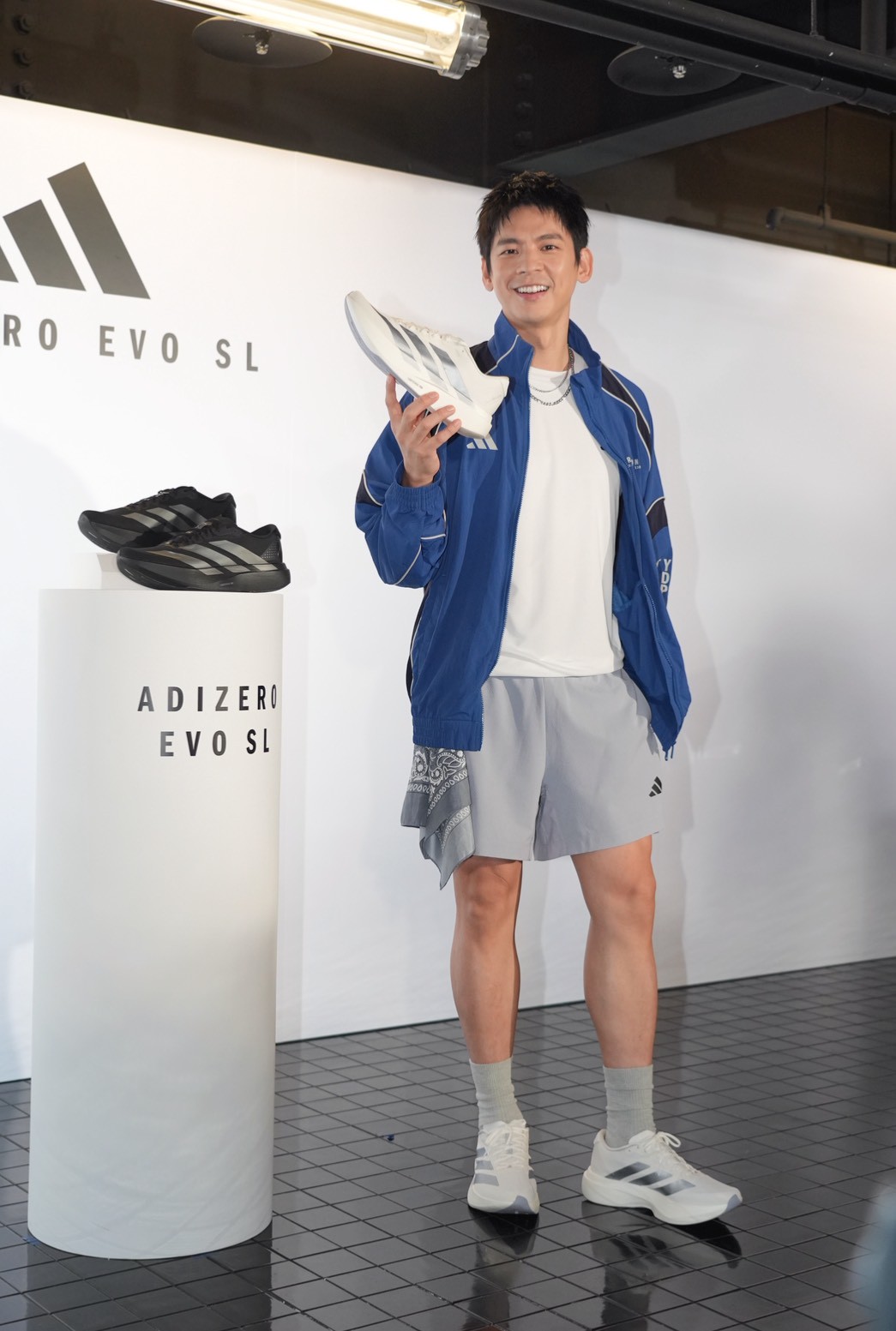 林柏宏熱愛慢跑。（圖／記者陳明中攝）