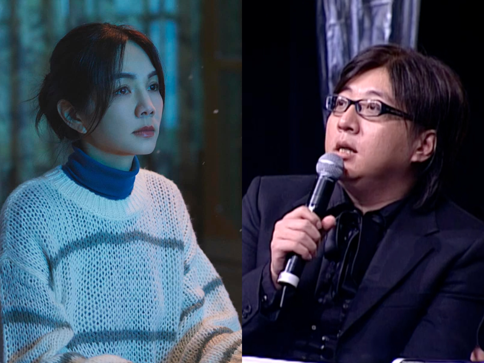 Ella（左圖）希望能送袁惟仁（右圖）一程。（圖／翻攝Ella臉書、《超級星光大道》YT）