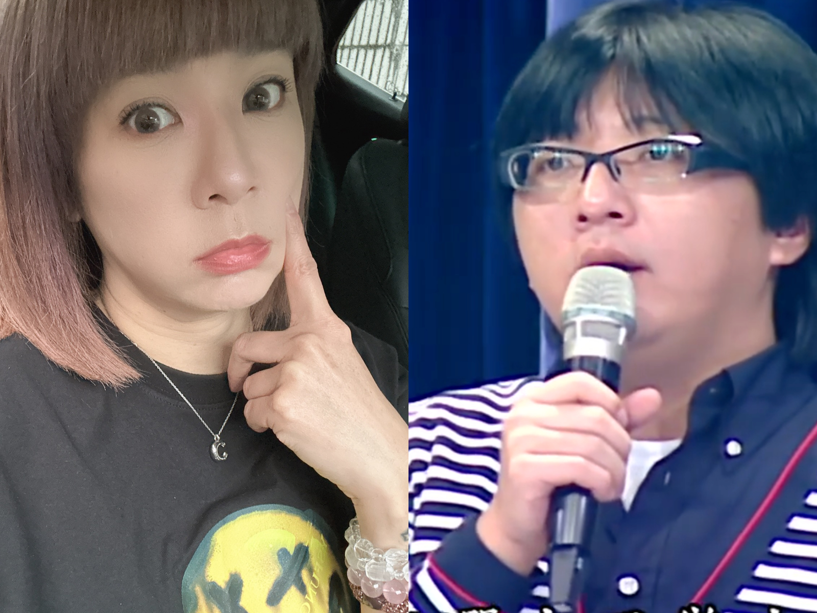 陸元琪（左圖）、袁惟仁（右圖）這一世已成過眼雲煙。（圖／翻攝陸元琪臉書、《超級星光大道》YT）