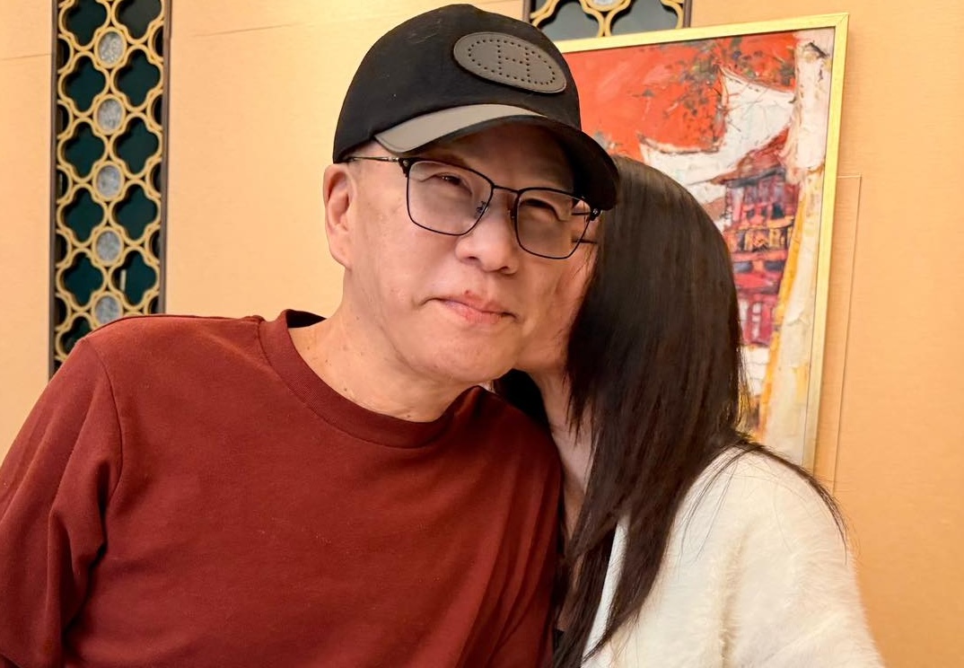 沈玉琳因血癌住院瘦了一圈。（圖／翻攝自臉書）