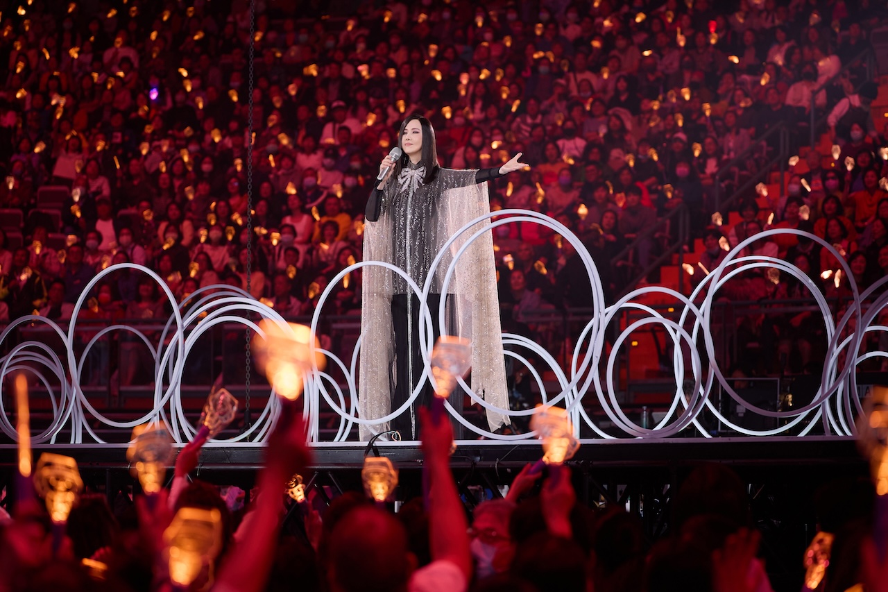 江蕙迎來演唱會收官場，很不捨。（圖／寬宏藝術提供）