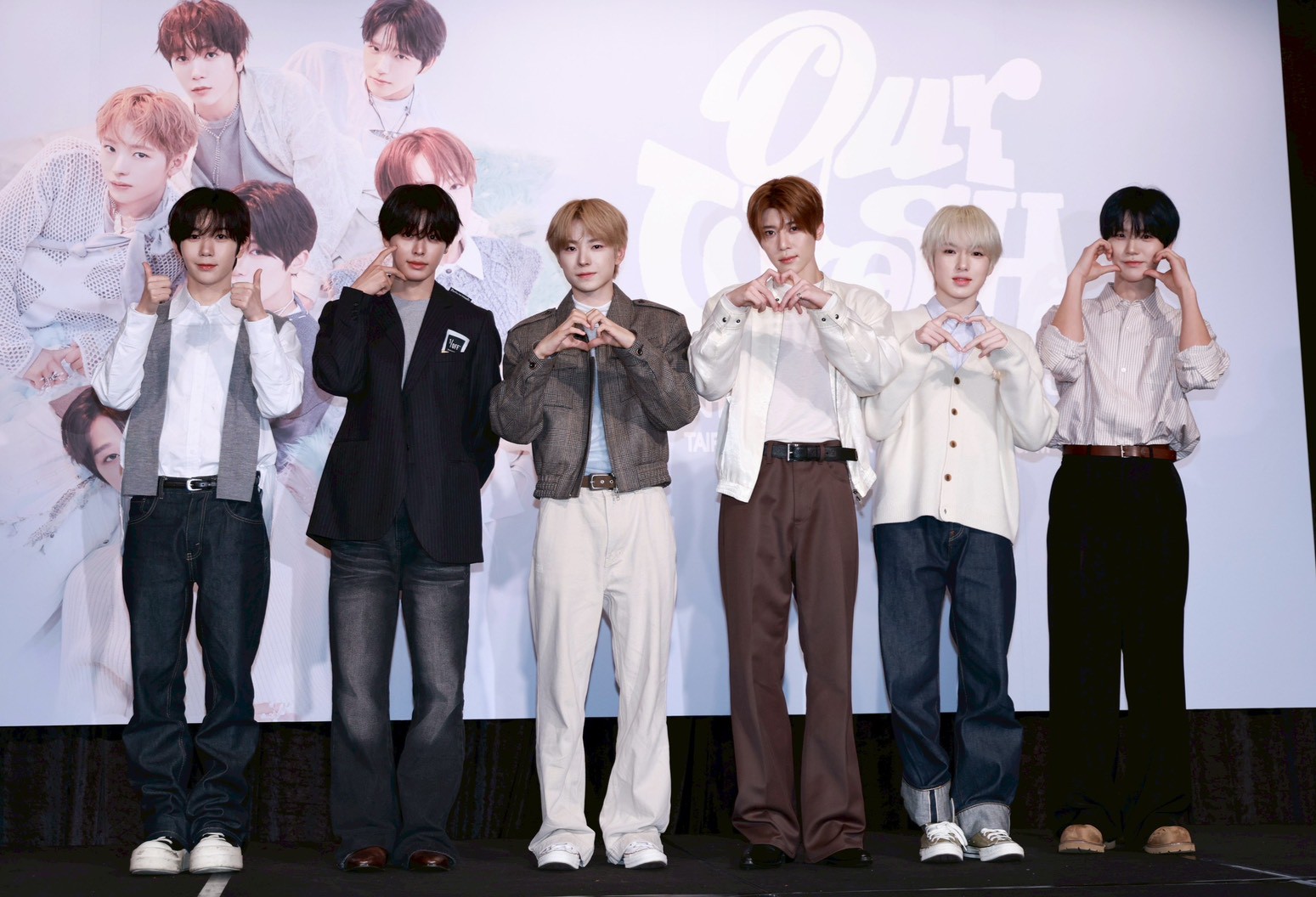 NCT WISH開唱前一天舉辦記者會，大秀中文實力。（圖／記者陳明中攝）