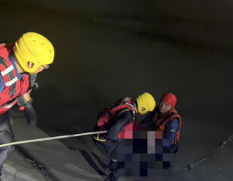 5歲男童墜嘉南大圳亡。(圖/翻攝畫面)