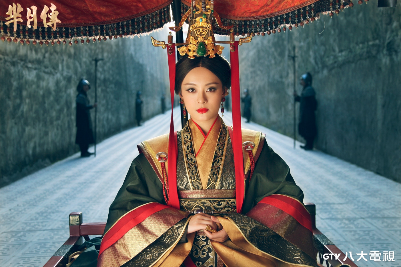 孫儷另一部經典古裝作品《芈月傳》。(圖/八大電視提供)