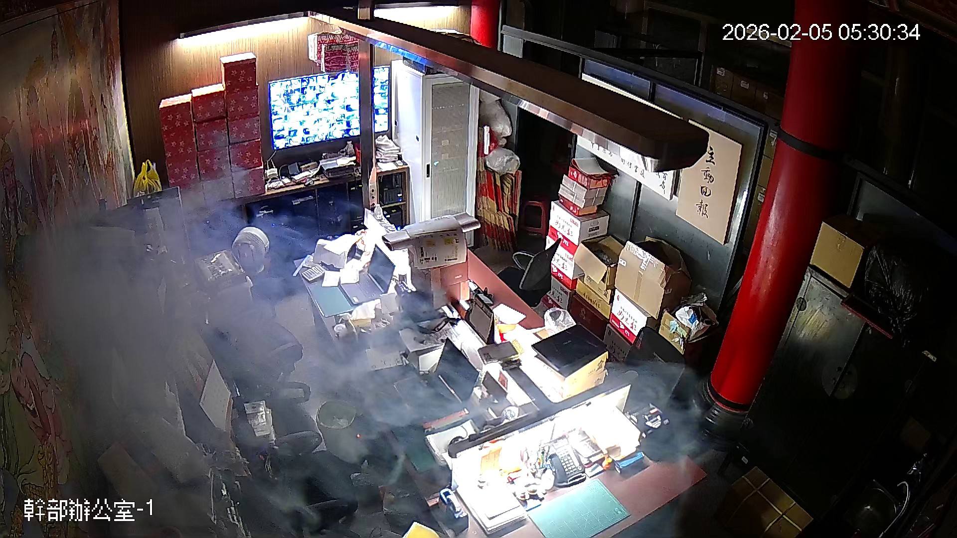 消防員迅速將火勢撲滅，所幸沒有人員傷亡。（圖／翻攝自林安樂臉書）