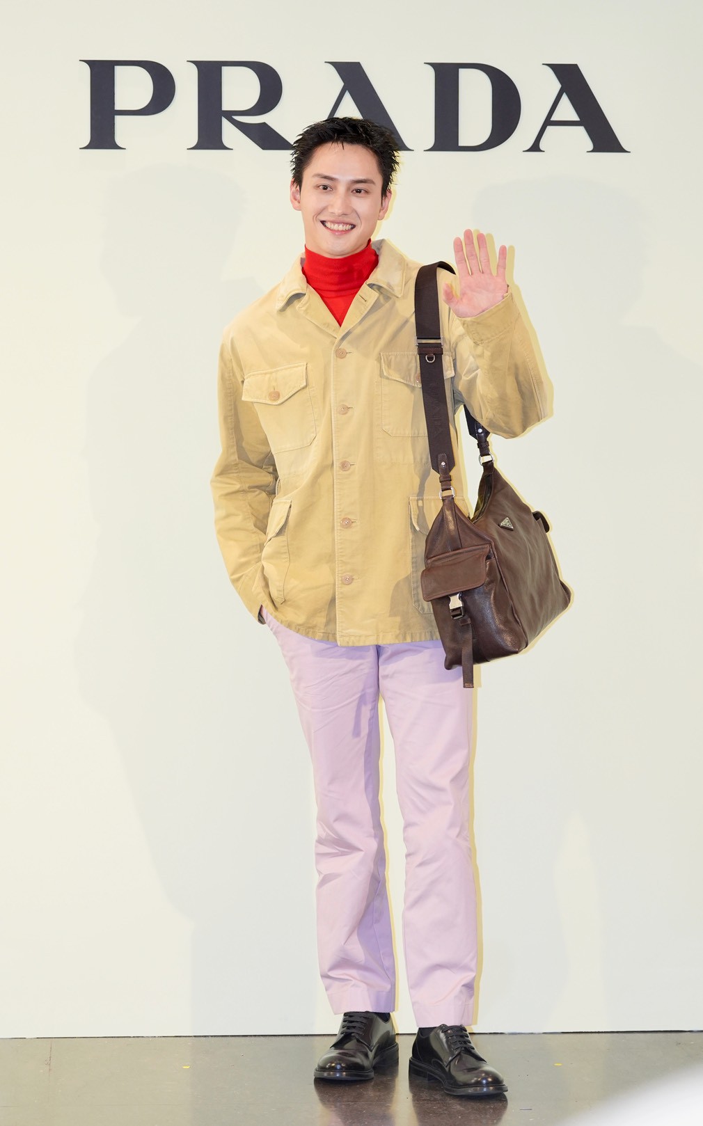 范少勳感冒現身活動。（圖／陳明中攝）