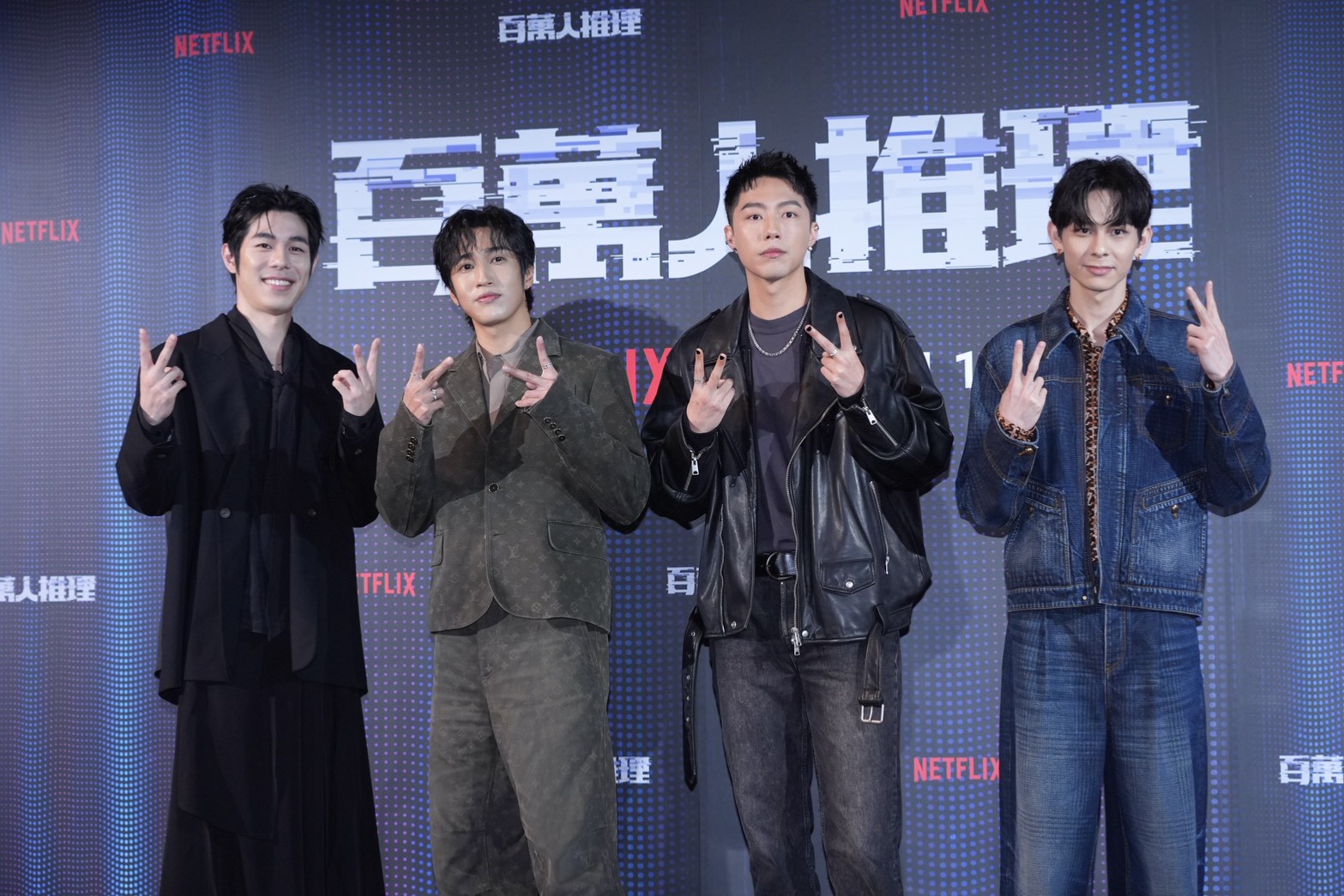 婁峻碩與蔡凡熙劇中也有不少驚險場面。（圖／記者陳明中攝）