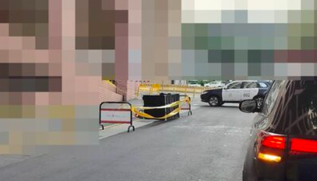 大葉高島屋驚傳墜樓意外。（圖／翻攝畫面）