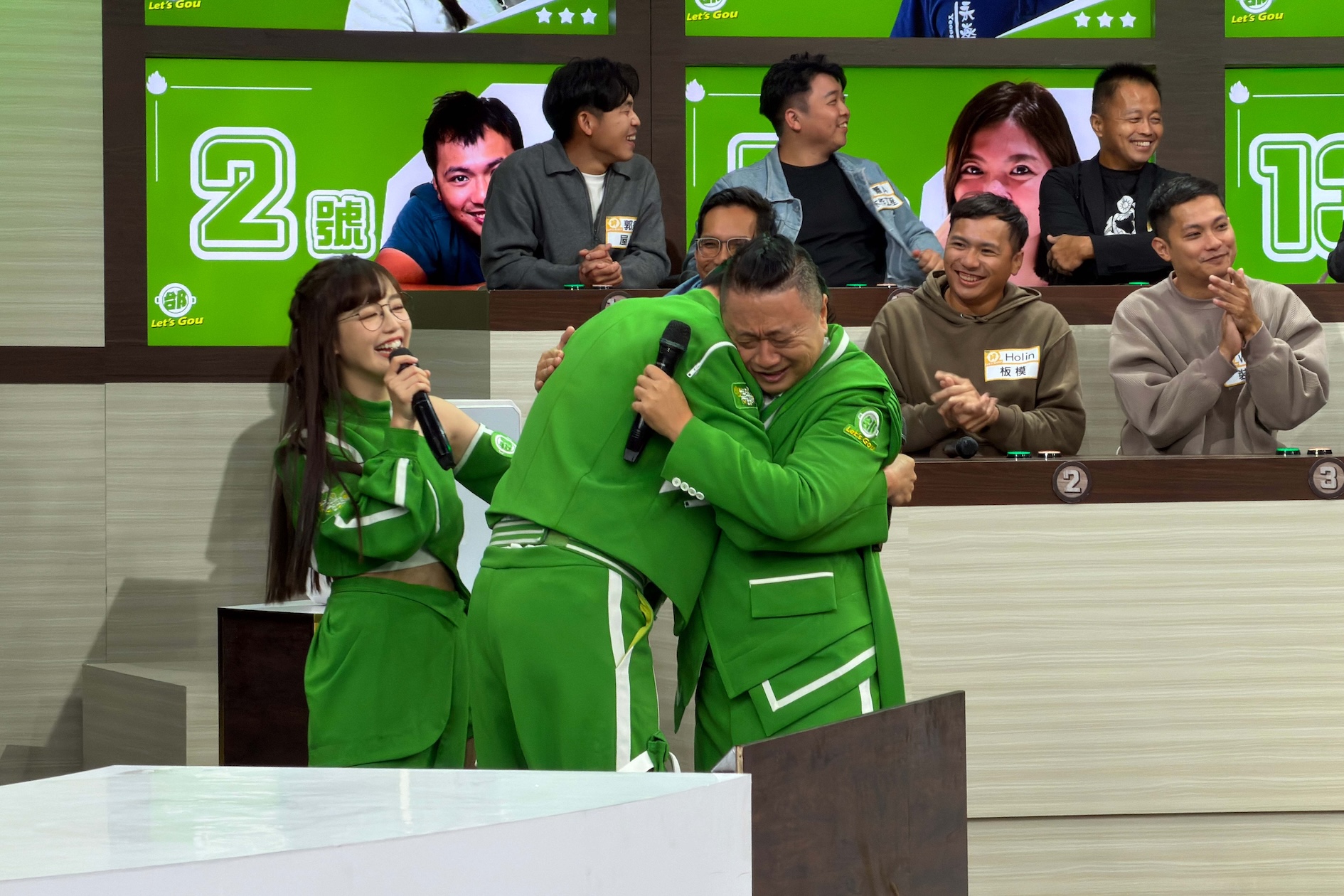 邰智源隊首次獲勝激動落淚。（圖／麥卡貝網路電視提供）