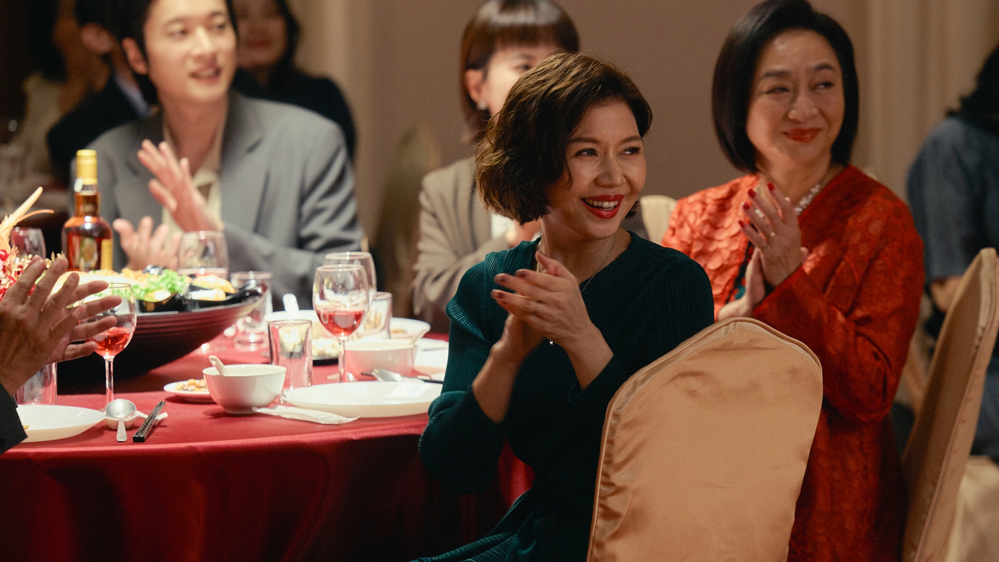 于子育表示拍攝《雙囍》真的有如家族團聚。（圖／水花電影提供）