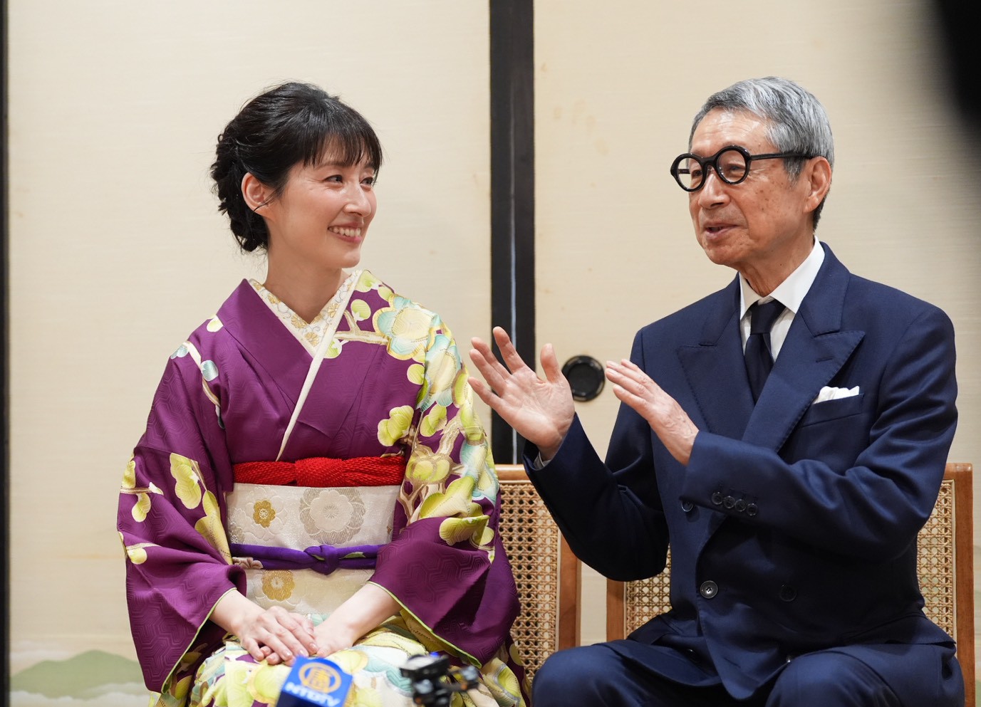 田中東尼表示不管結不結婚，只要女兒田中千繪開心就好。（圖／記者陳明中攝）