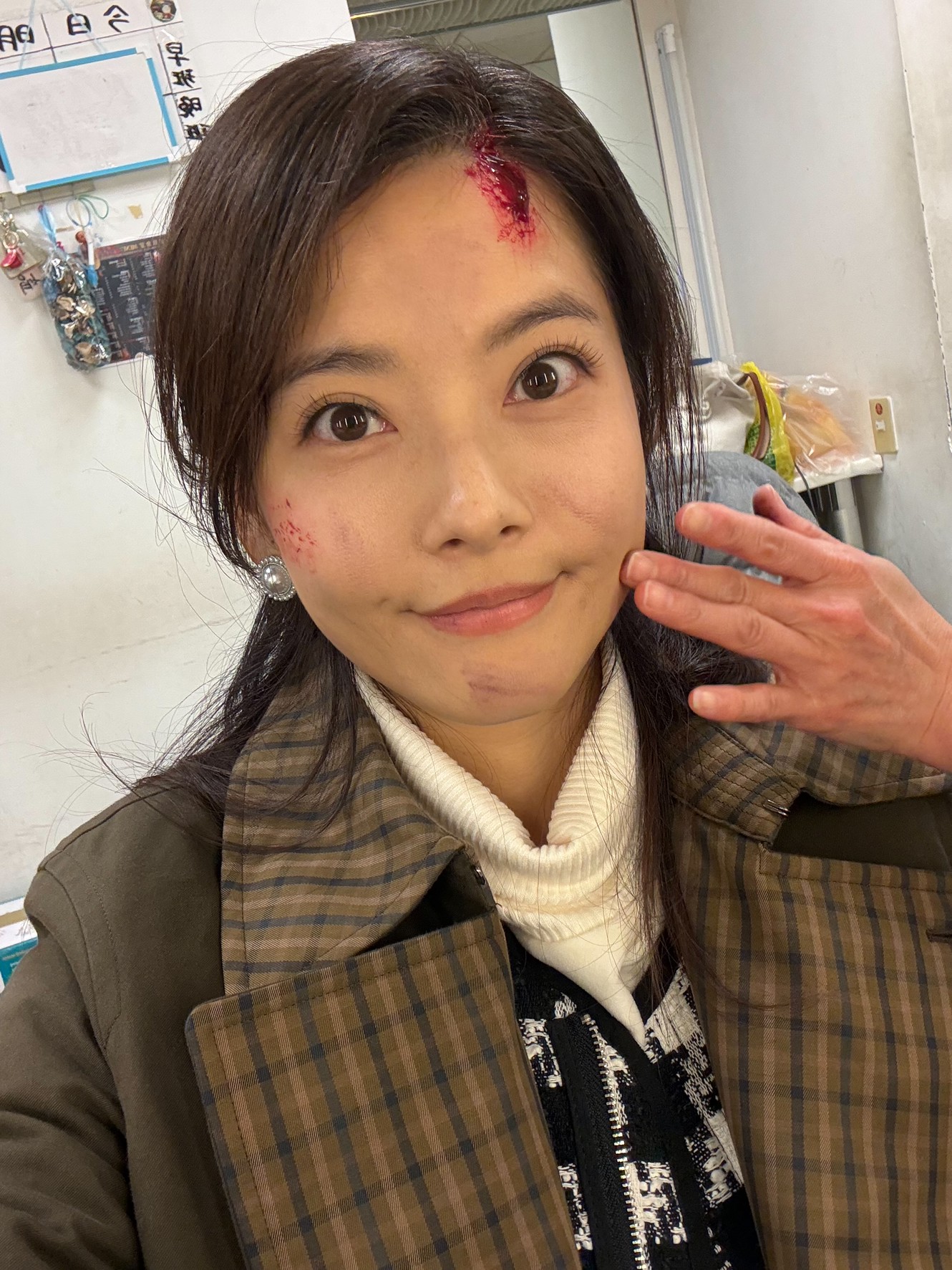 王樂妍挑戰首次演出失明角色。（圖／三立提供）