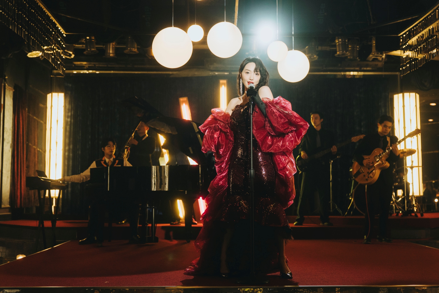 蔡思韵展現巨星風采。（圖／一念電影提供）