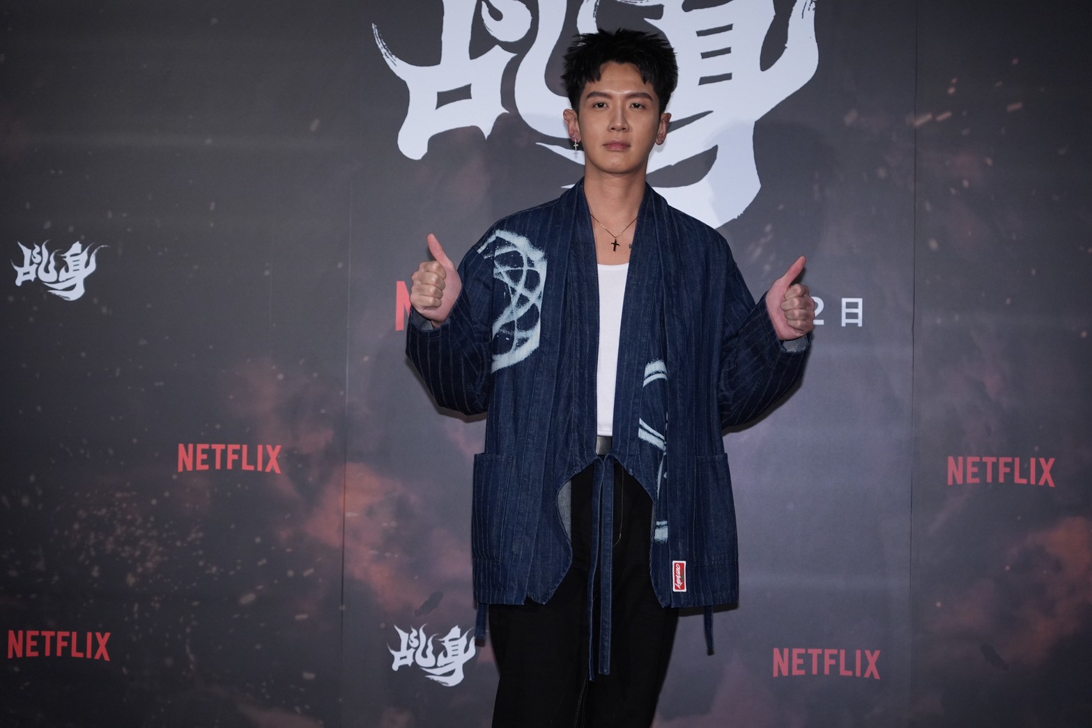 柯震東雖有傷疤，但依舊帥氣。（圖／記者許方正攝）