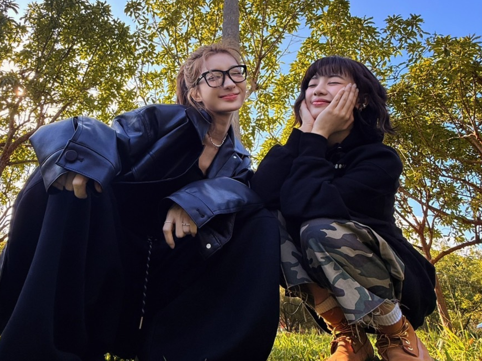 木木（右）和陳華是好友。（圖／華研國際提供）