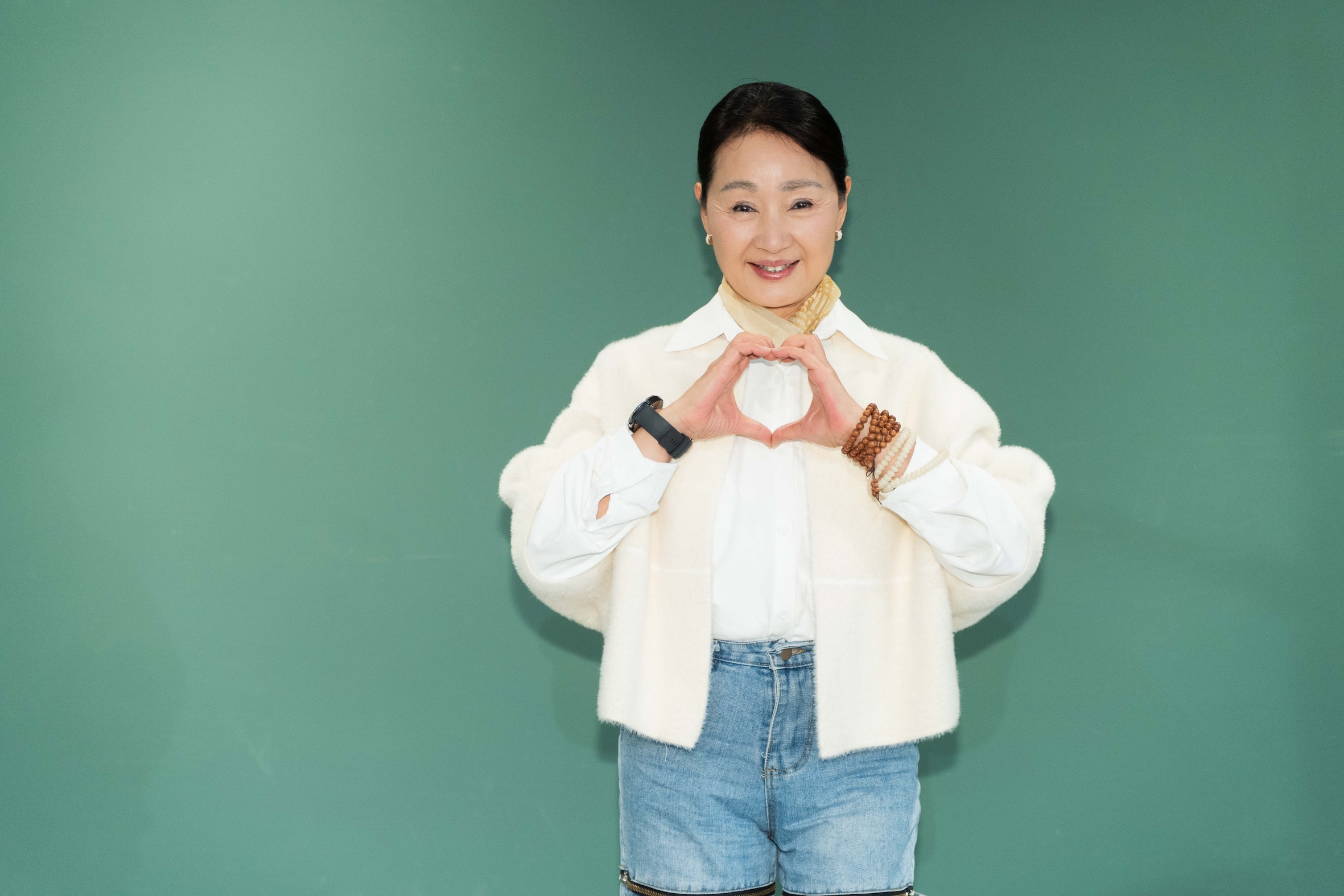 鮑正芳劇中決定過世後捐出大體，她私下也對身後事相當開放。（圖／大愛提供）