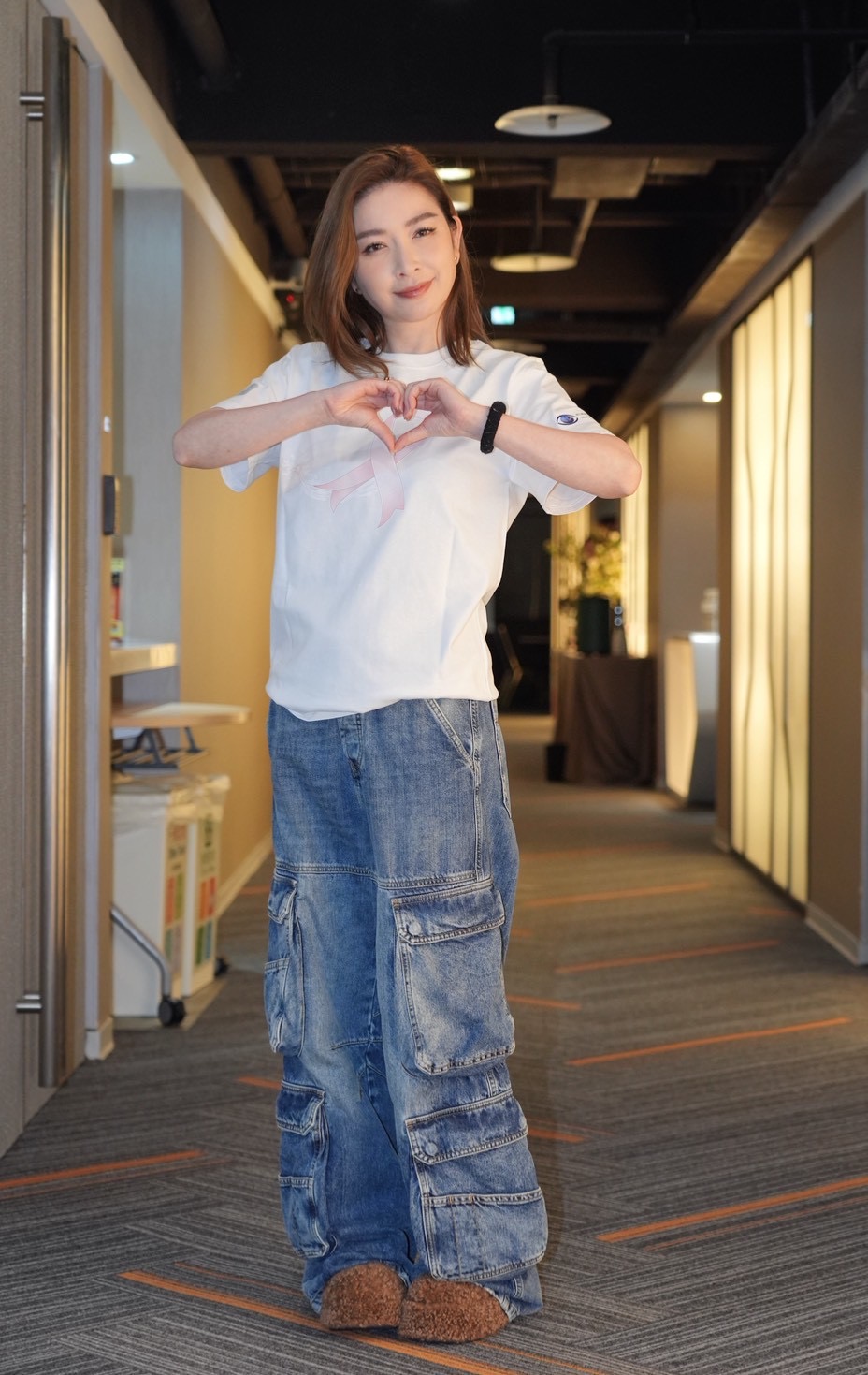 許維恩積極、樂觀面對乳癌。（圖／記者陳明中攝）