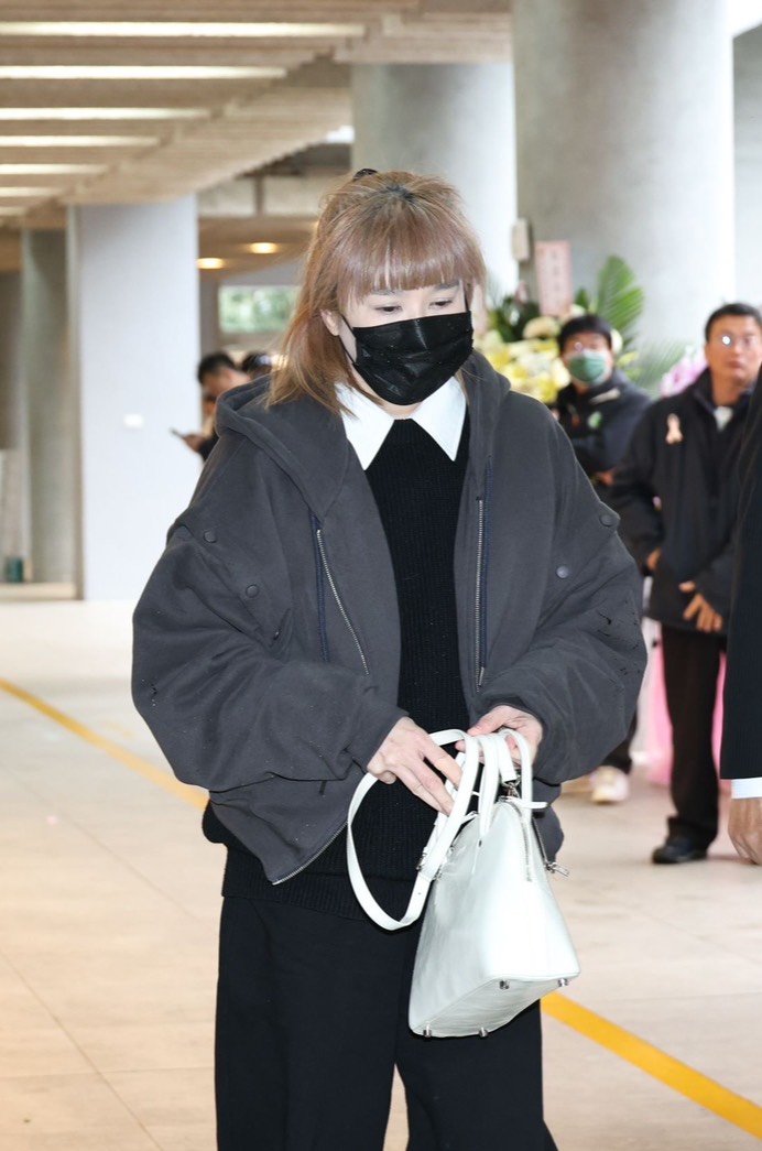 陸元琪告別式穿搭。（圖／資料照，記者陳明中攝）