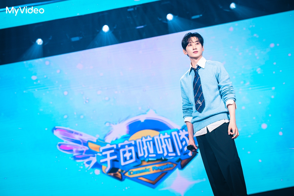 銀赫台灣主持首秀奪冠，《宇宙啦啦隊》首播空降MyVideo節目榜第一。（圖／台灣大哥大MyVideo提供）