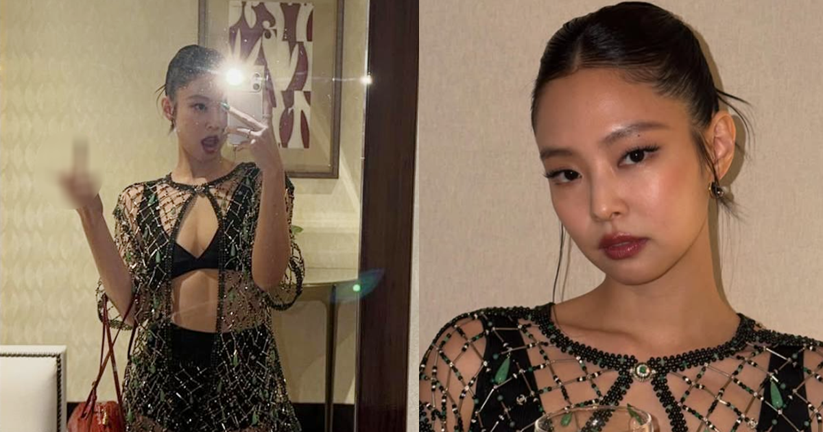 Jennie近日現身巴黎時裝周。（圖／Jennie Instagram）