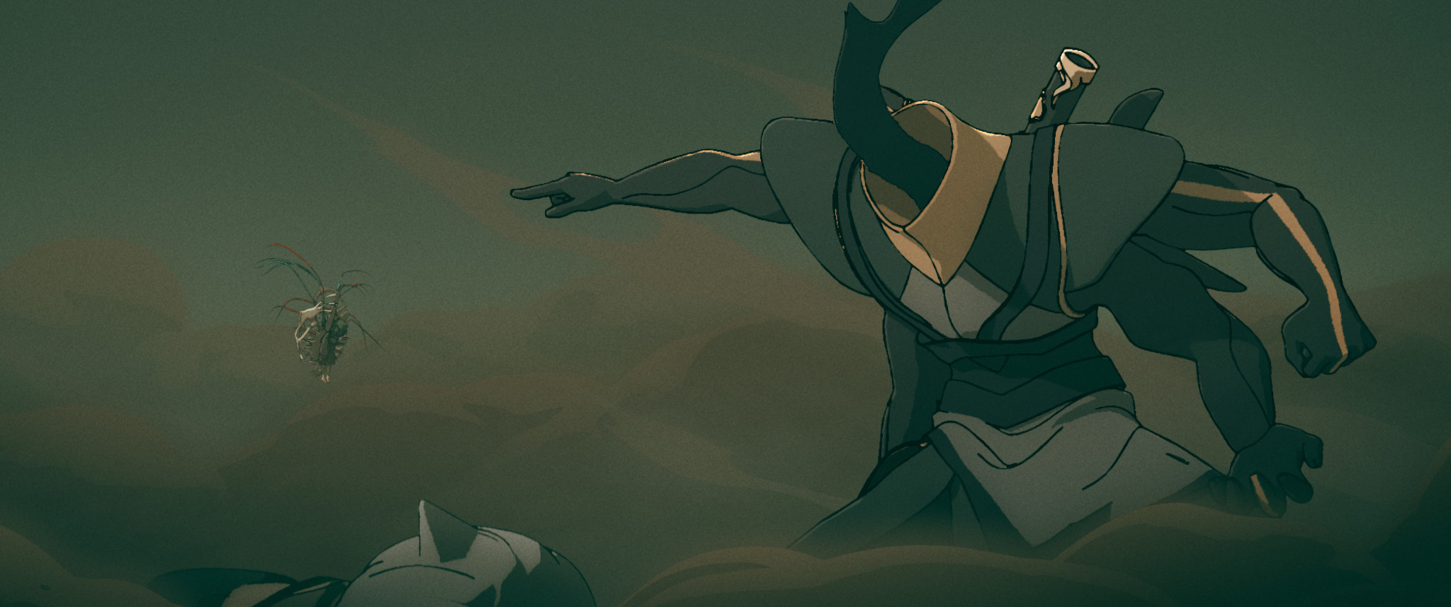 《世外》有許多精彩動作場面，被觀眾大讚不輸日本動漫。（圖／甲上提供）