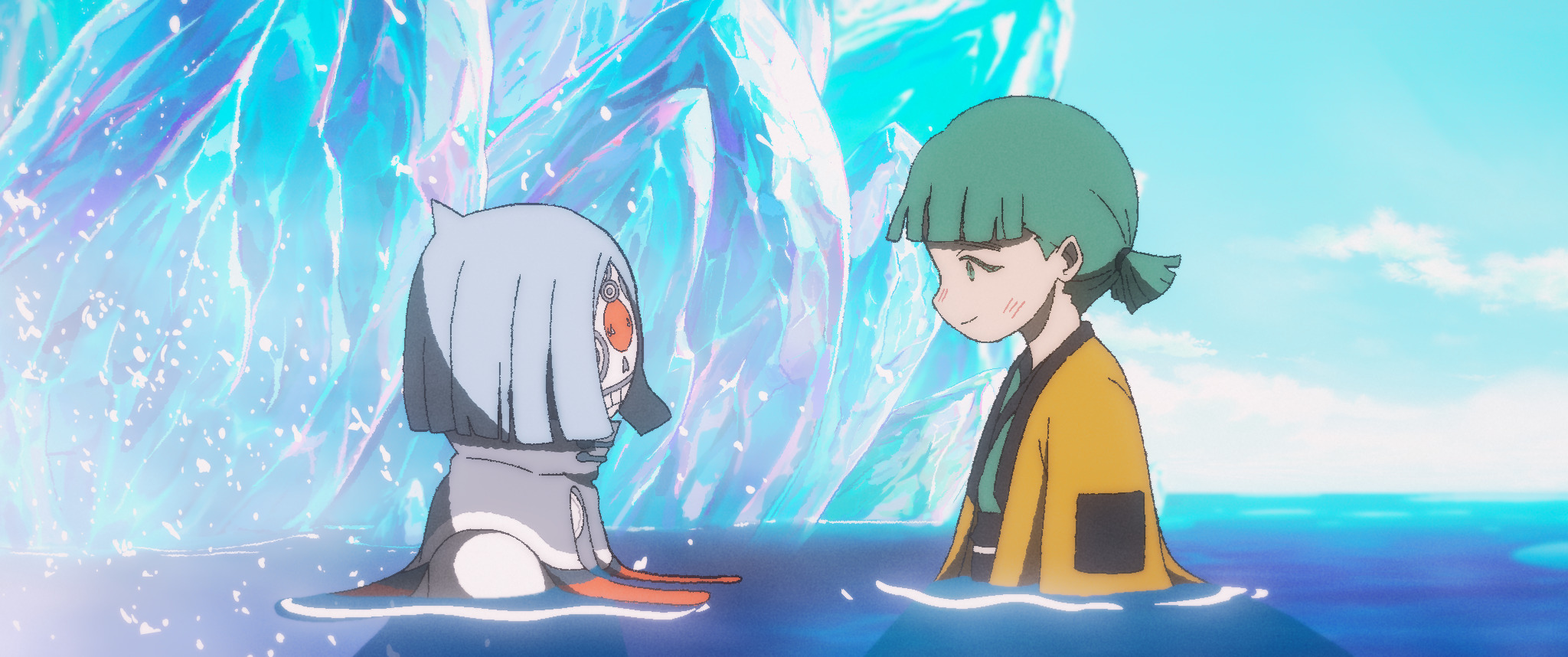 《世外》描述最萌陰間使者「小鬼」與拒絕轉世的女孩「小妹」跨越千年的生死約定。（圖／甲上提供）