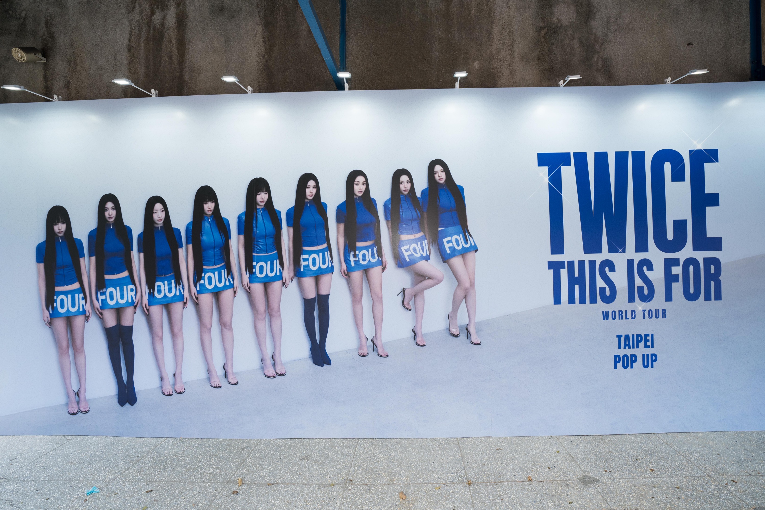 TWICE快閃店在華山登場。（圖／Live Nation Taiwan提供）