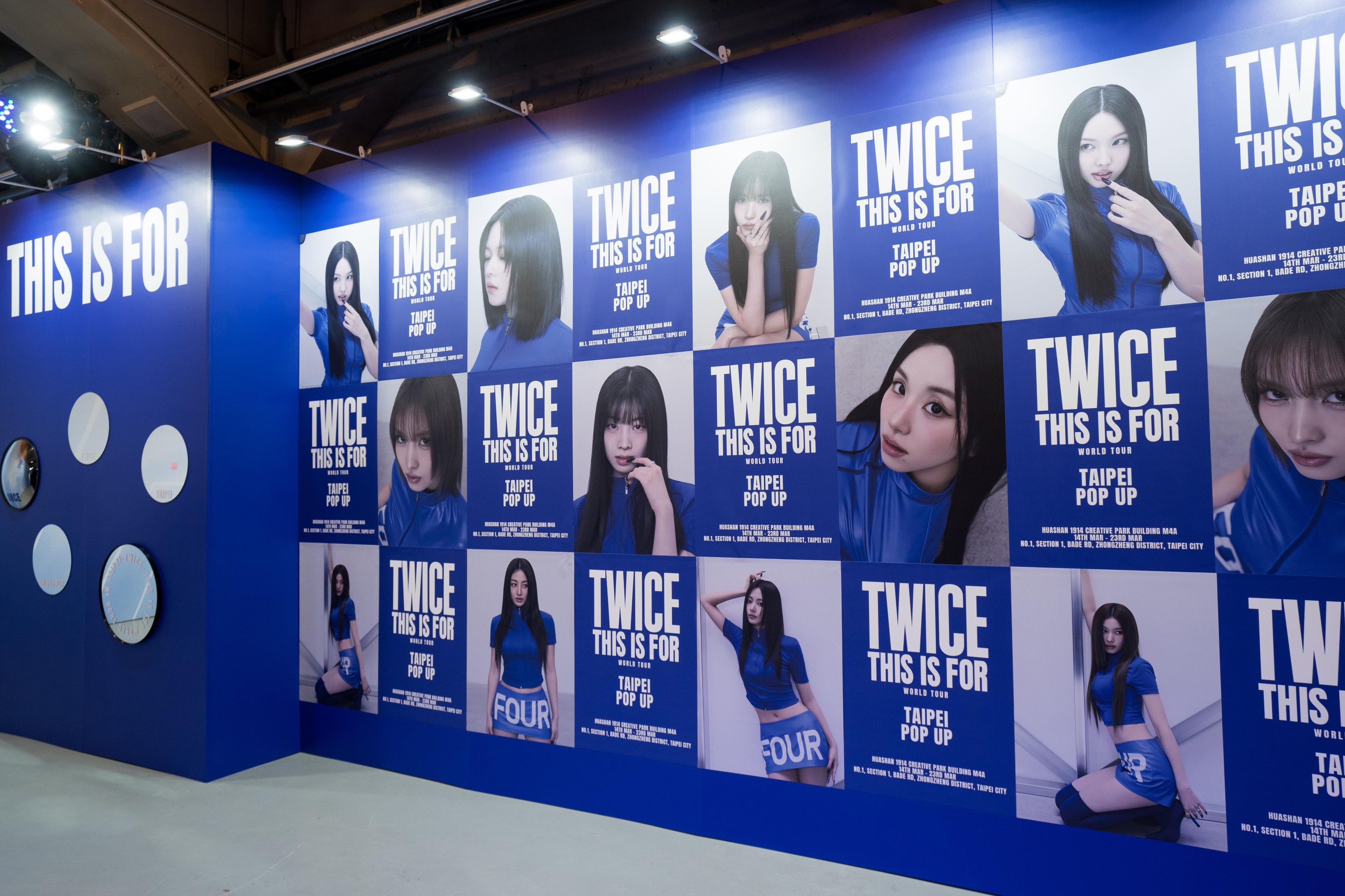TWICE快閃店在華山登場。（圖／Live Nation Taiwan提供）
