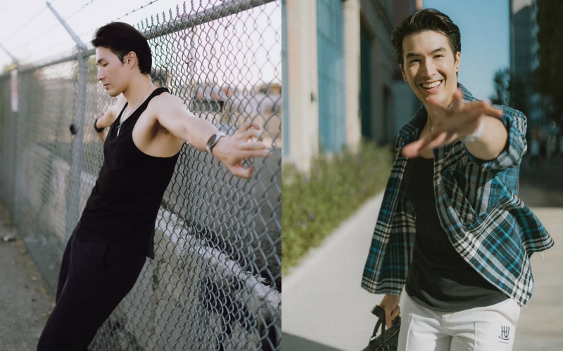 錦榮過去被拍到和一名長髮洋妞約會，昨天首度認愛。（圖／翻攝自錦榮IG）