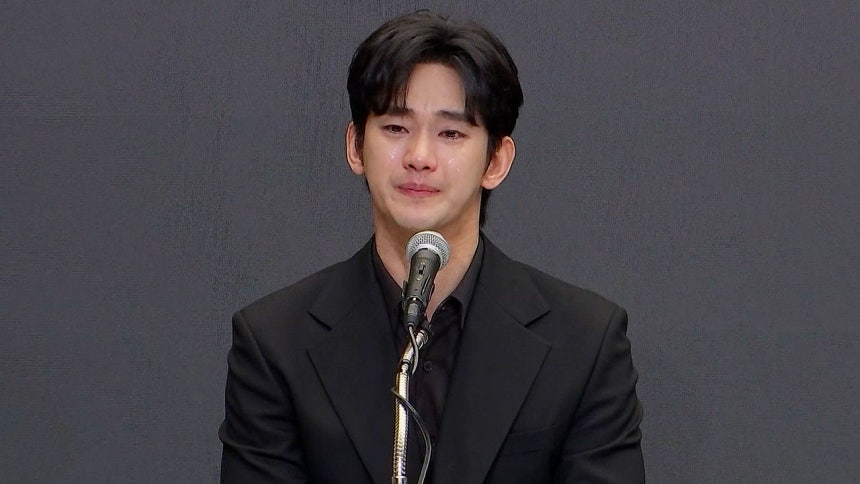 金秀賢自從感情爭議後，形象一落千丈。（圖／翻攝自SBS NEWS）