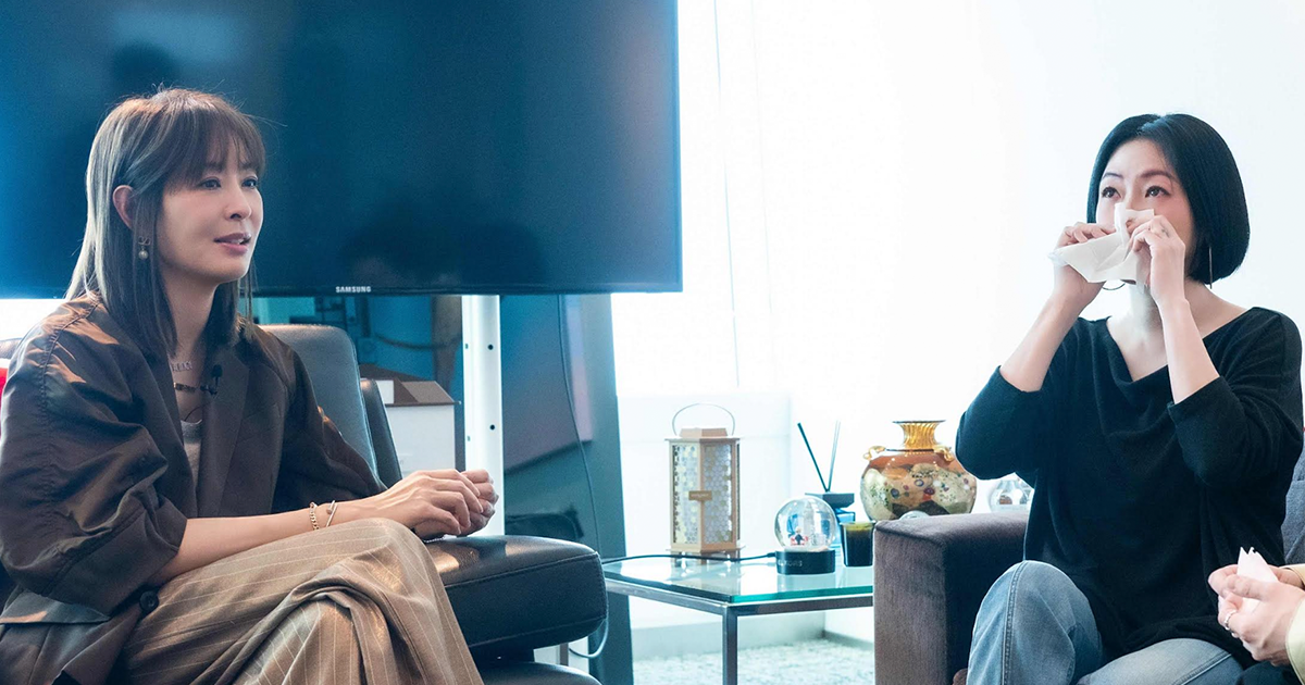 小S淚灑101。（圖／東森綜合台提供。）