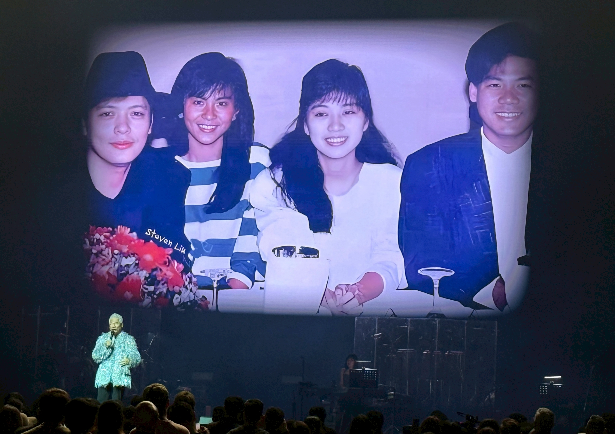 劉文正（左起）帶著裘海正、方文琳、巫啓賢入行。（圖／記者陳明中攝）