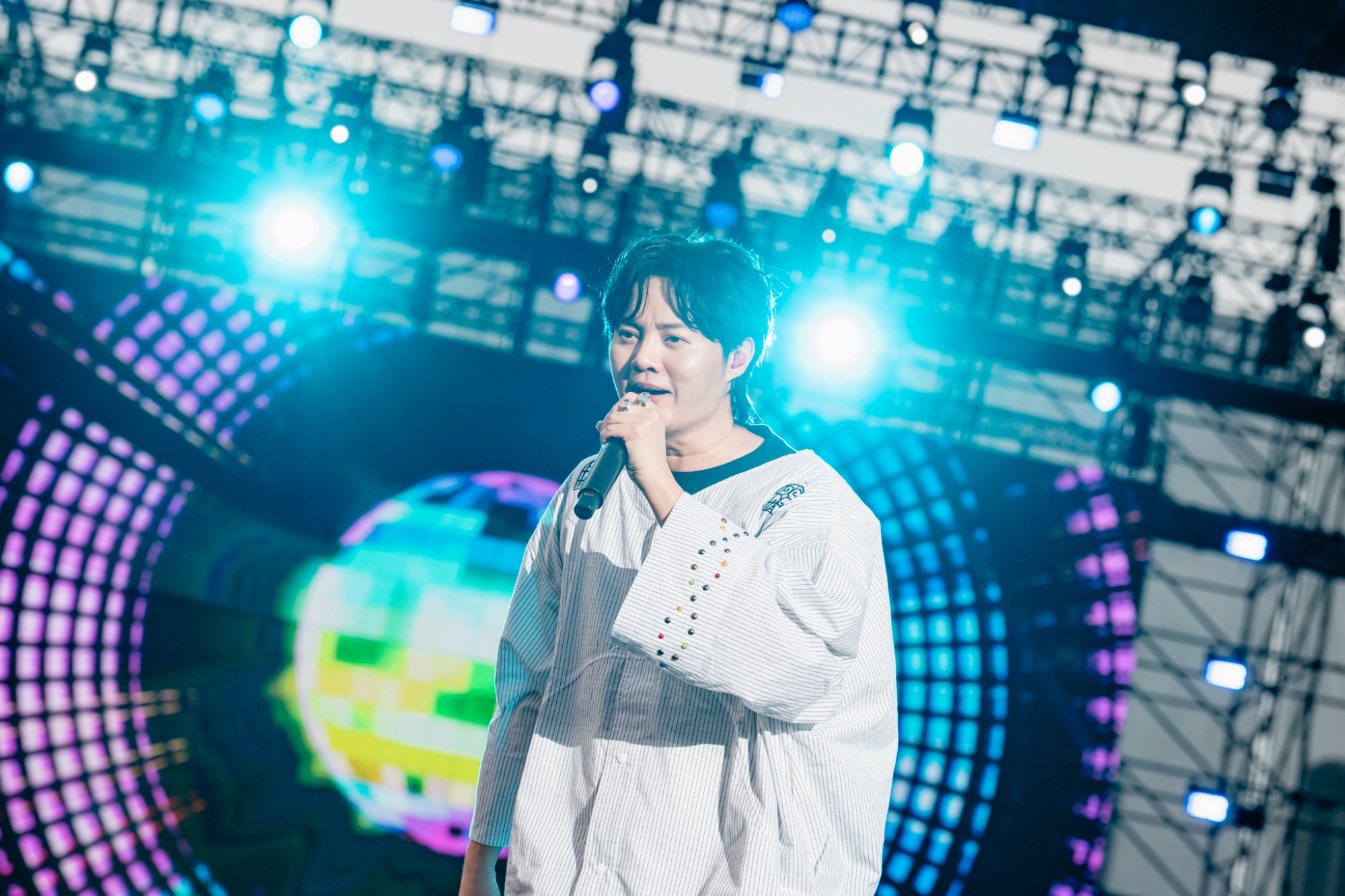 許富凱登上櫻花季舞台。(圖/寬寬整合提供)