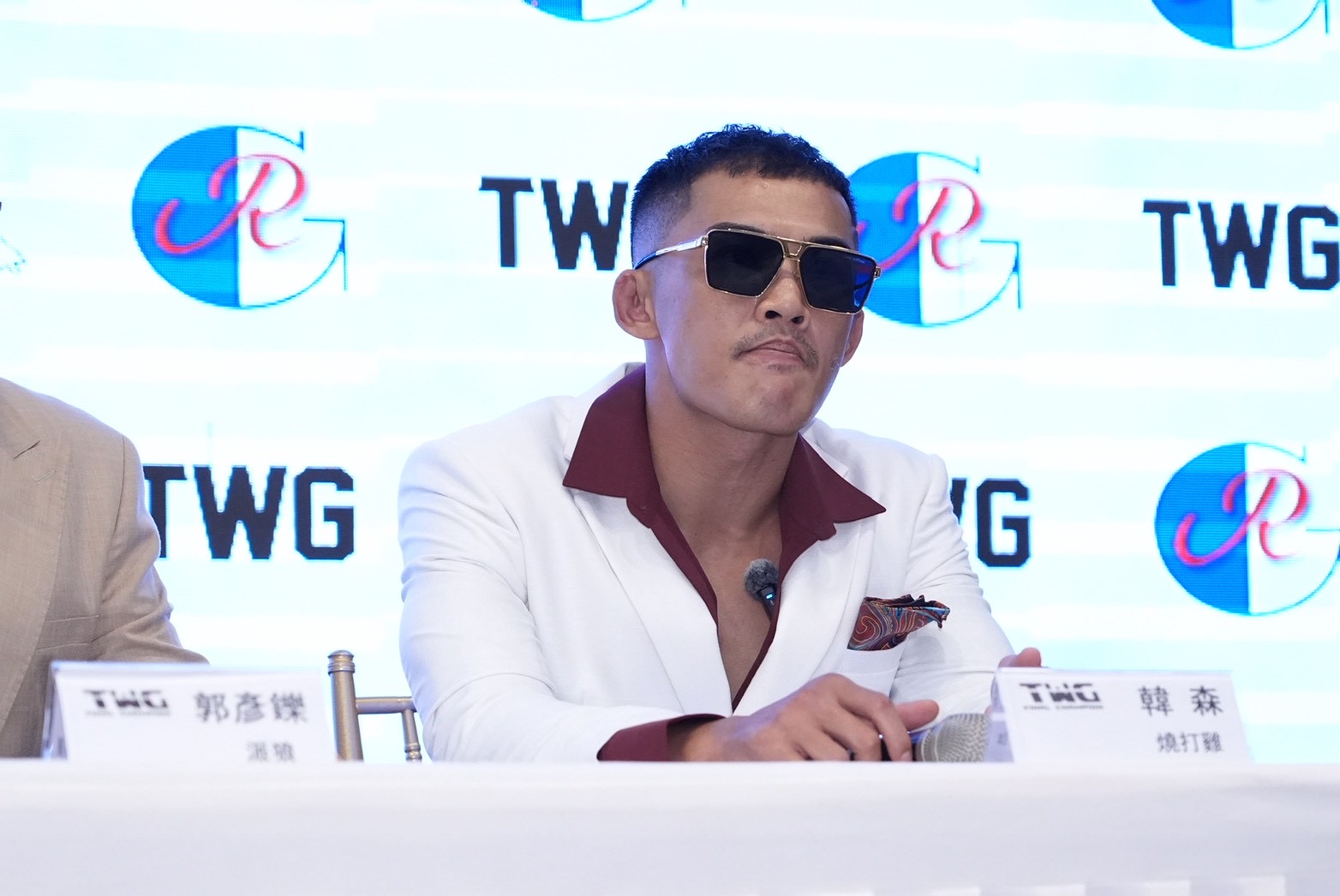 韓森曾對打孫安佐備受關注。(圖/記者許方正攝)