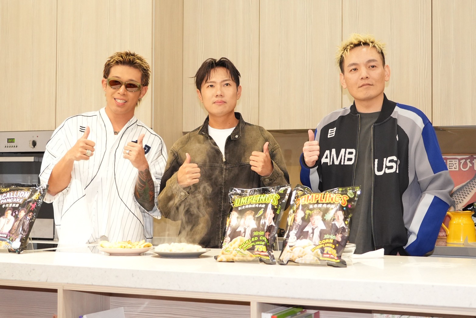 玖壹壹宣告跨足冷凍食品領域，推出聯名水餃。（圖／記者許方正攝）