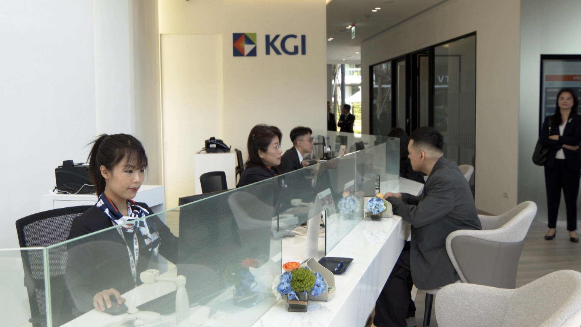 凱基金控「銀證共營」林口服務據點（圖／凱基金控提供）