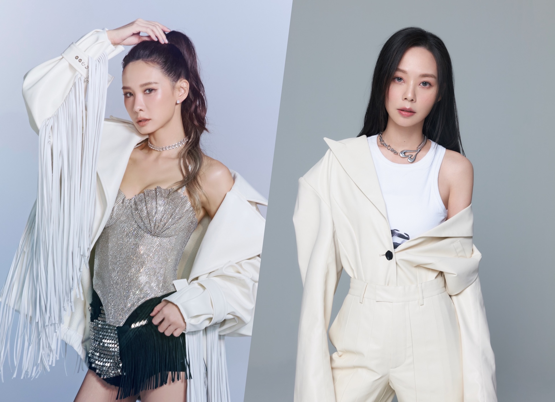 安心亞（左圖）和孫淑媚（右圖）人氣直升。（圖／三立提供）