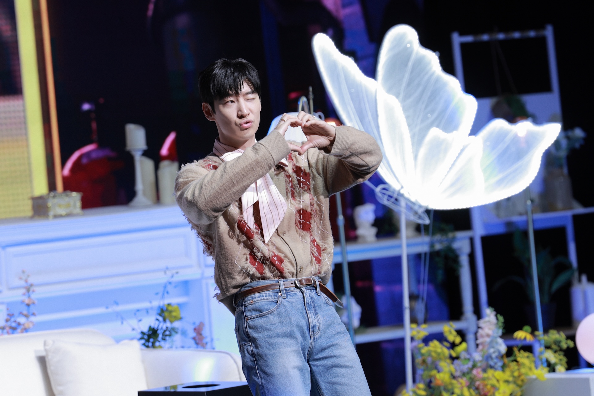 李帝勳在見面會上大跳女團舞。（圖／大步整合行銷提供）