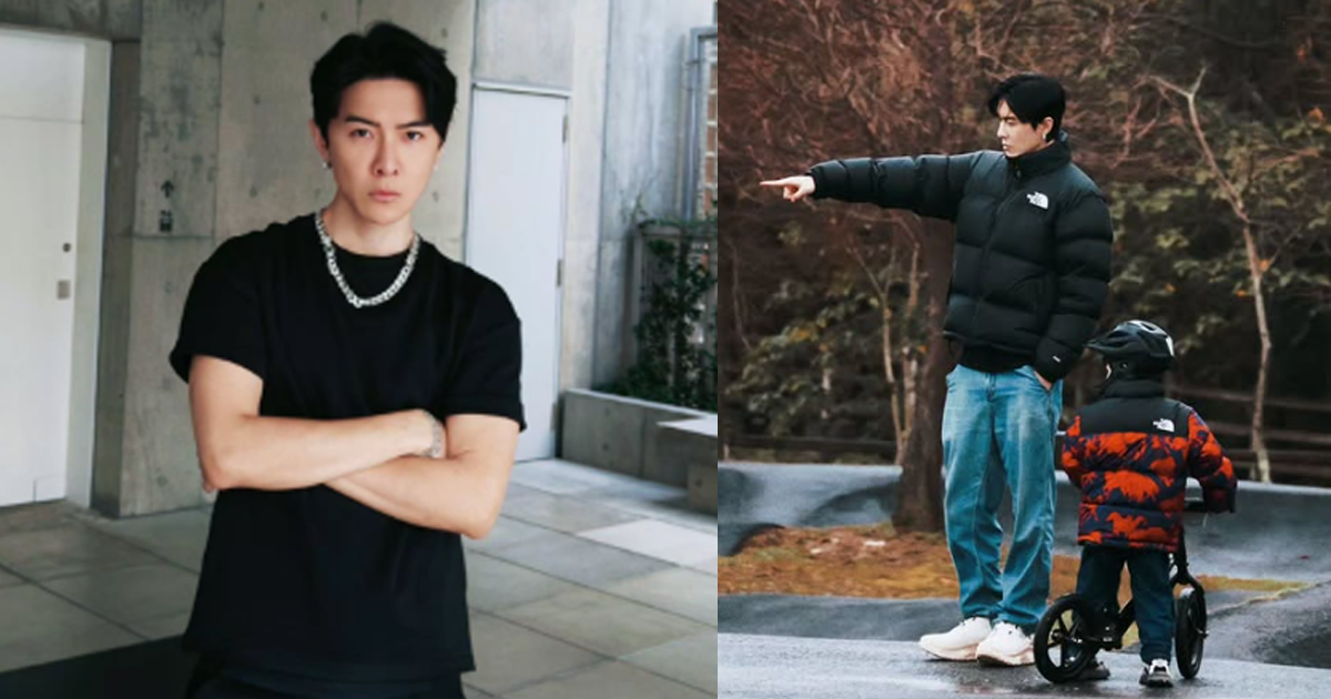 唐禹哲陪兒參加幼兒園活動被偷拍爆料。（圖／唐禹哲IG）