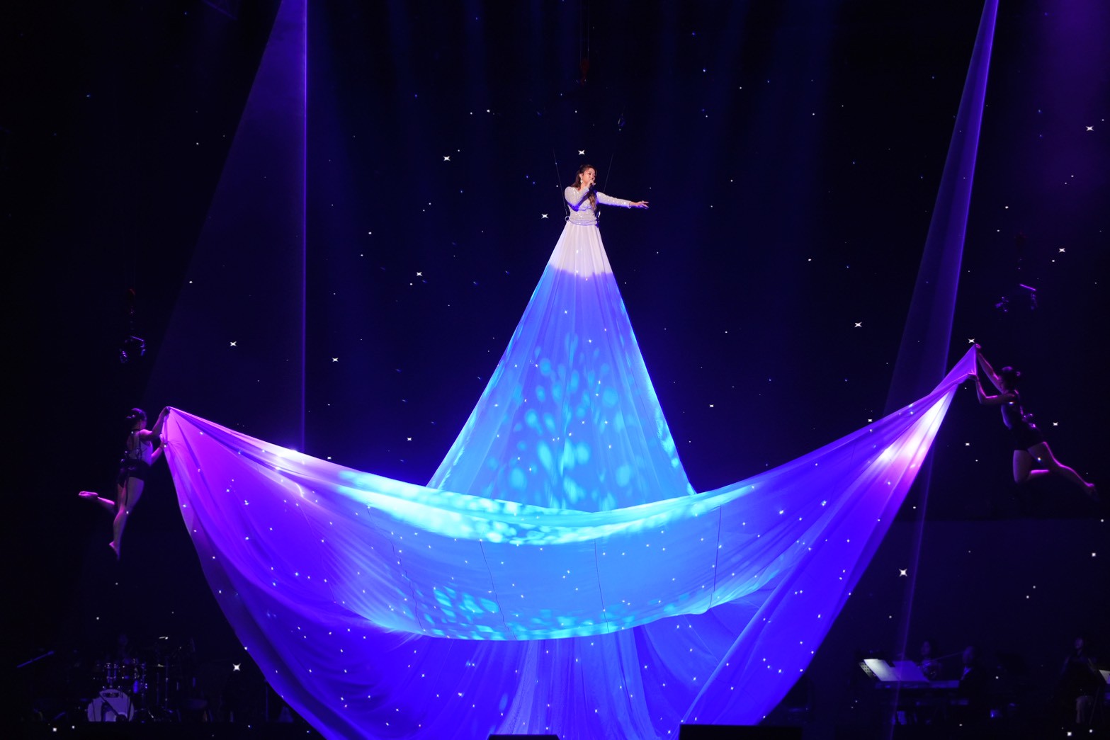 賴慧如飛上天。（圖／記者陳明中攝）