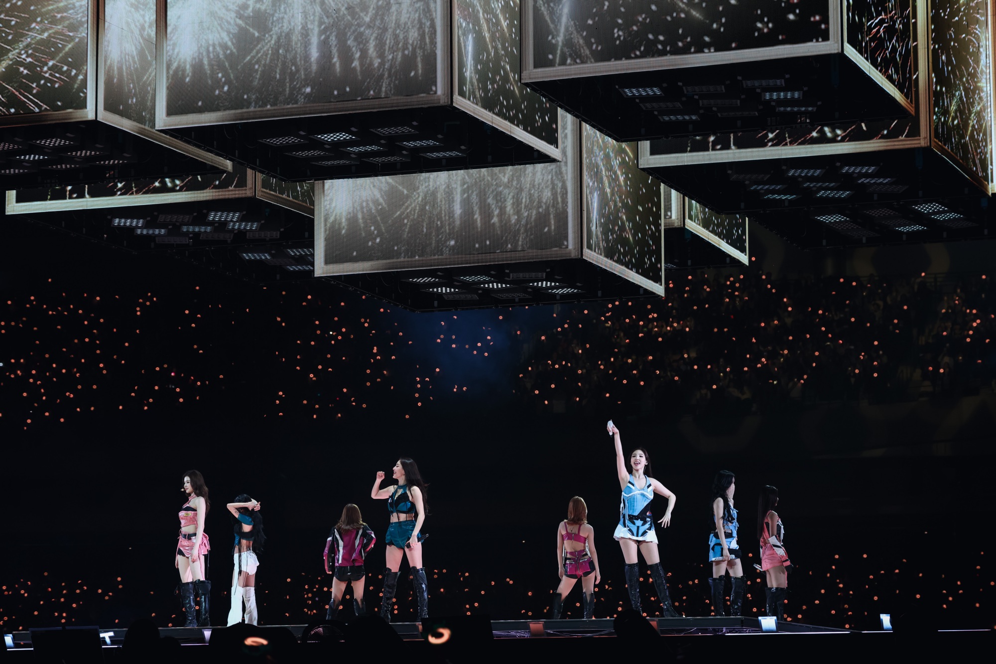 TWICE在大巨蛋開唱。（圖／Live Nation Taiwan提供）