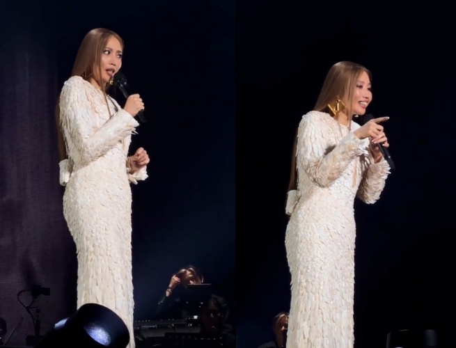 A-Lin的表情和反應超逗趣。（圖／翻攝自微博）